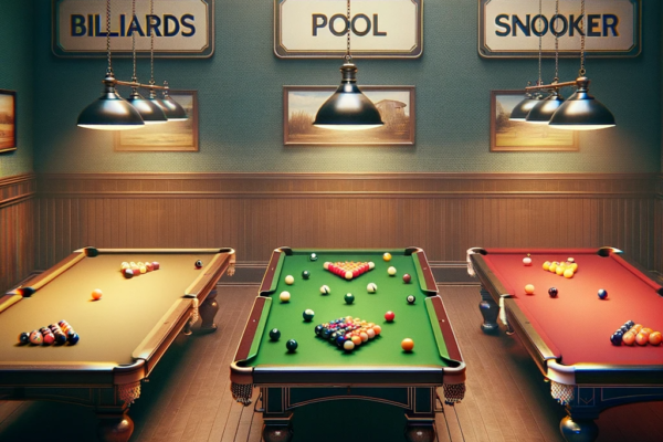Billiards vs. Pool vs. Snooker