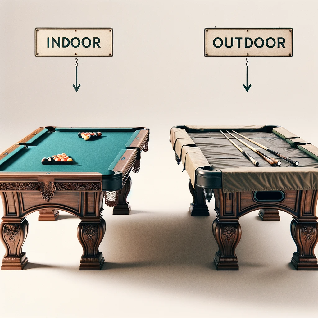 Indoor vs. Outdoor Pool Tables